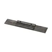 Guitar Bridge Rosewood 2 String 178x30x8.5mm Dark Grey for Folk Acoustic