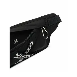 【KENZO】品牌字母logo印花腰包胸包 黑色(FB55SA225F21.99)
