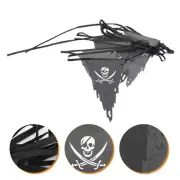 Polyester Skull Flag String Pirate Banner Flags Happy Halloween Garland