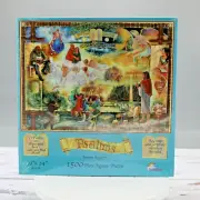 Religious 1500 Piece Puzzle Psalms by Sandra Bergeron 1999 - New 33" x 24"