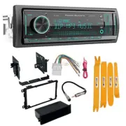 Single Din AM/FM Receiver Bluetooth Car Stereo for 2003-2006 Chevy Silverado