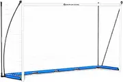 Dimples Excel 3.6M Wide Soccer Goal Net for Adults Teens,Portable Soccer Goal Post with Carry Bag for Backyard Quick Setup