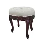 Solid Mahogany Wood Bed End Stool Antique Reproduction Design