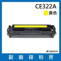 在飛比找momo購物網優惠-CE322A/128A 副廠黃色碳粉匣(適用機型HP Col