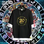 假面騎士20周年SHF紀念平成ZI-O時王FOURZE衣服男女假兩件短袖T恤