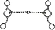 Eigell Stainless Steel Horse Bit Equestrian Mouth Bit, Horse Snaffle Bit Horse Mouthpiece for Horse Riding