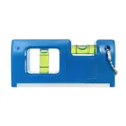 Spirit Level Metal Keychain Hook Picture Hanging Tool with two Bubble