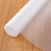 Shelf Liner 60cm x 5M, Yiaxoyia Non-Slip Oil-Proof Cabinet Paper Drawer Liner for Kitchen Cabinet, Refrigerator, Shelves, Storage, Desks, Washable & Non Adhesive (Dot Pattern)