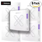 5-PACK D'Addario XSABR1152 XS 80/20 Bronze Light Acoustic Guitar Strings 11-52