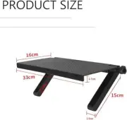 Adjustable Screen Top Shelf Organizer for TV Computer Monitor Flat Scre 13 Inch