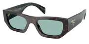 Prada PR A01S 18Z40K Men's Sunglasses Tortoiseshell Size 53