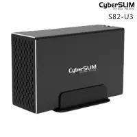 在飛比找PChome商店街優惠-CyberSLIM 大衛肯尼 S82-U3 雙層3.5吋 S