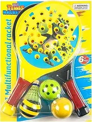 Palette, Dinosaur Rackets with 2 Light Paddles - Lightweight Sports Accessories for Outdoor Activities Portable