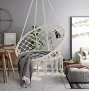 Hammock Chair Swing Bed Macrame Cotton Relax Indoor Outdoor Hanging Garden AU
