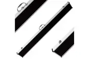 Aluminium 3/4 Pool Snooker Billiard Cue Case (Holds 2 cues)