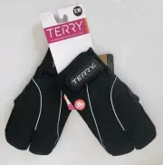 Terry Women's Windstopper Split Mitt Cycling Gloves- Size S/M-Black New