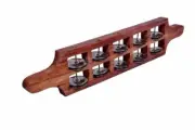 Musical Wooden Symbol Khartal Percussion Instrument Hand Bending Manjeera
