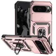 For Google Pixel 9 Pro Case, Camera Shielding Cover, Rose Gold