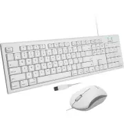 Macally Full Size USB Keyboard and Optical USB Mouse Combo For Mac (qkeycombo)