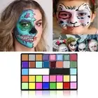 Face Body Paint DIY Art Paint for Kids Adults High Saturation 36 Colors for Rave