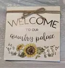Welcome Picture From Hobby Lobby With Sunflowers Country Decor