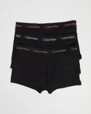 Low Rise Trunks 3 Pack Mutli