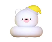 M100 Bear Shape Night Light Led Table Lamp Bedside Decoration Smart Home Shooting Light Creative Atmosphere Night Light