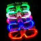 LED Light Up Glasses Happy New Year Glowing Flashing Eyeglasses Party Decor﻿ US