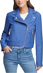 [DKNY] Womens Zipper Motorcycle Jacket