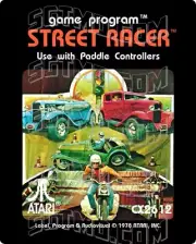 Atari 2600 Replacement Label - Street Racer