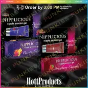 Nipplicious Nipple Arousal GelFlavored Erect Plumper Female Enhancement Lube
