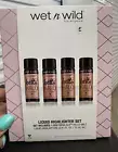 Wet n Wild MegaGlo Hello Halo Liquid Highlighter, Set Of 4 AS PICTURED