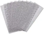 Mirka Abranet P120 Grit Abrasive Sanding Disc, 198 mm Length x 70 mm Width, Pack of 10