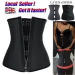 【SELL WELL】UK WAIST TRAINER LATEX BELT ZIPPER BODY SHAPER ZI