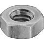 STEEL FINISHED HEX NUT, #(1/2"-13), 7/16" THICKNESS, ZINC-PLATED