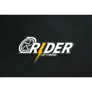 【RIDER】 鵝鵝就是鵝鵝貼紙  素面黑底+透明底 車貼 抗UV 防水 霧面