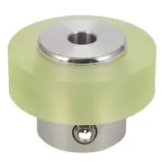 100Mm Aluminum Polyurethane Industrial Encoder Wheel Measuring Wheel for5908