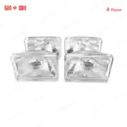Fits Isuzu Truck FTR Rocky 175HP 1984 - 95 Set Head Lamp Glass Lights Clear