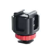 Camera Cold Shoe Bracket for LED Lights Microphones Monitors Recorders
