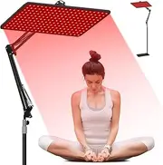 Advwin Red Light for Body and Face, Infrared Light Therapy with Stand, LED 660nm 850nm 940nm for Full Body Skin Home