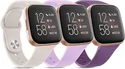 Meliya Band Compatible with Fitbit Versa 2 Bands for Women Men, Soft Silicone Replacement Sport Strap Wristbands Accessories for Fitbit Versa 2 / Versa/Versa Lite/Versa SE Smart Watch