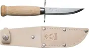 Morakniv Scout 39 Stainless Steel Fixed Blade Knife, Natural