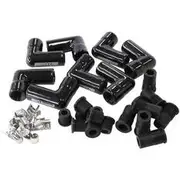 Aeroflow Ceramic 90 Boots & Terminals 8 Boots & 8 Terminals 90 Degre - AF4038-3311C-8