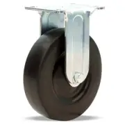 Hamilton R-351-E Rigid Caster, 5-Inch Ebonite Solid Rubber Wheel, 280 lbs Load C