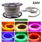 AC220V Flexible LED strip SMD 2835 96LED/m LED Ribbon Light Waterproof EU plug