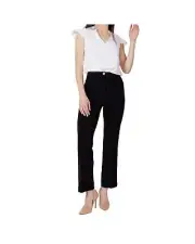 Guess Polyester Cigarette Pants with Spandex - Black -Size 44