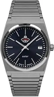 [UMR RUHLA] RUHLA Space Control XS Solar (35mm) Dark Blue Dial / Stainless Steel 4641M3
