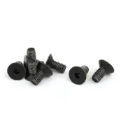 8pcs M5x10mm Flat Countersunk Head Hex Socket Left Hand Thread Bolt DIN7991