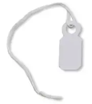White Jewelry String Tags Paper Tags Labeling Tag Pack of 1000