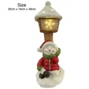 Christmas Very Large Festive Snowman Figure with Light Up Lamp (NFY20103-48)